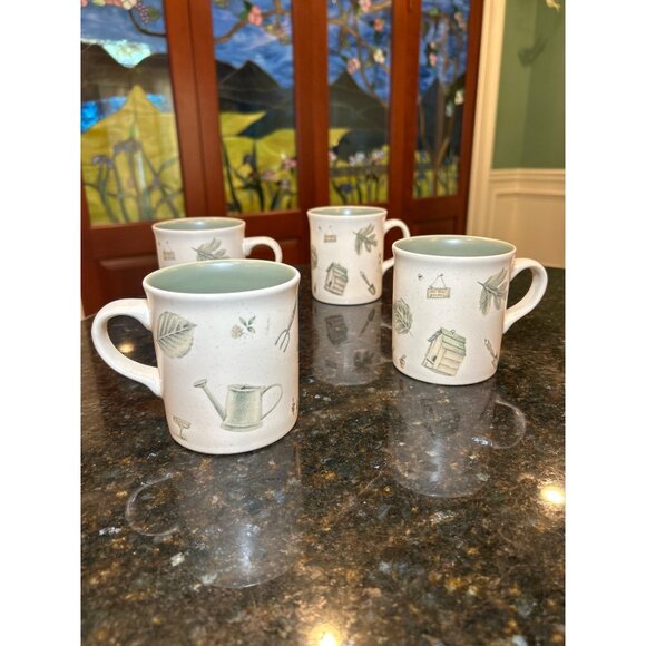 Pfaltzgraff Naturewood Stoneware Coffee Mugs. - Picture 4 of 9